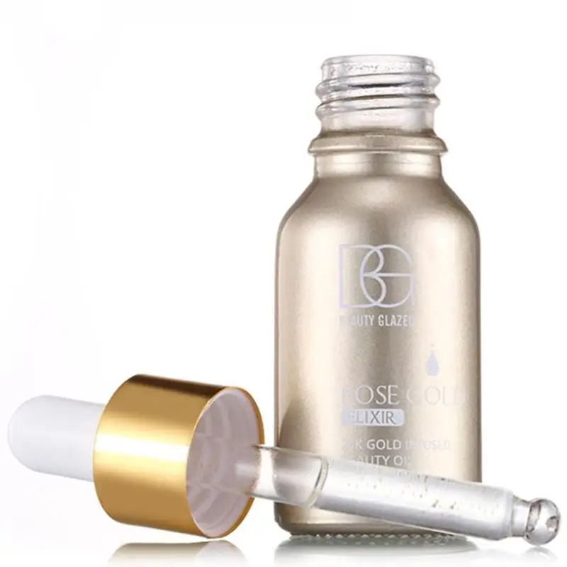 15 мл 24 к розовое золото Elixir Грунтовка Макияж Единорог лица губы Увлажняющая