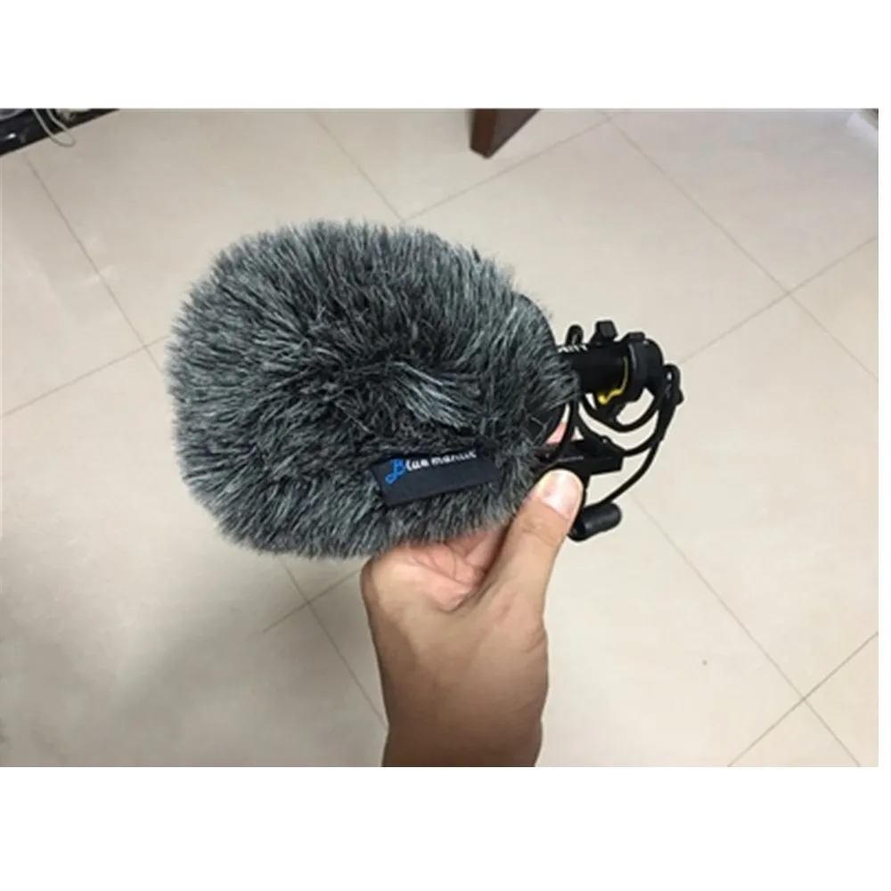 Уличные ветрозащитные искусственные меховые щиток для ветрового стекла Deity V-mic D3