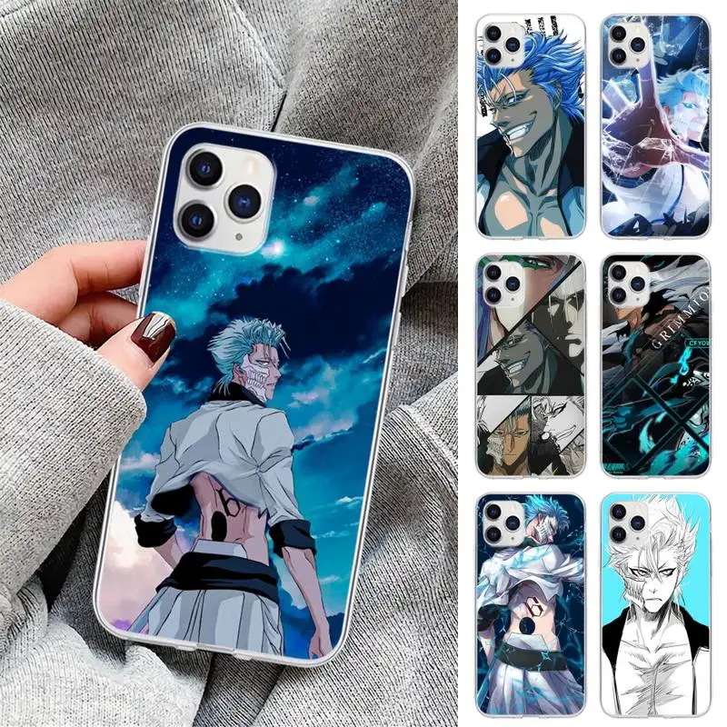 

Grimmjow Jaegerjaquez Bleach Anime Phone Case For Redmi K30S Ultra 9A K20 Note 8 9 Pro Max 10 9S 8T 7 5 Transparent Cover