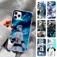 grimmjow jaegerjaquez bleach anime phone case for redmi k30s ultra 9a k20 note 8 9 pro max 10 9s 8t 7 5 transparent cover