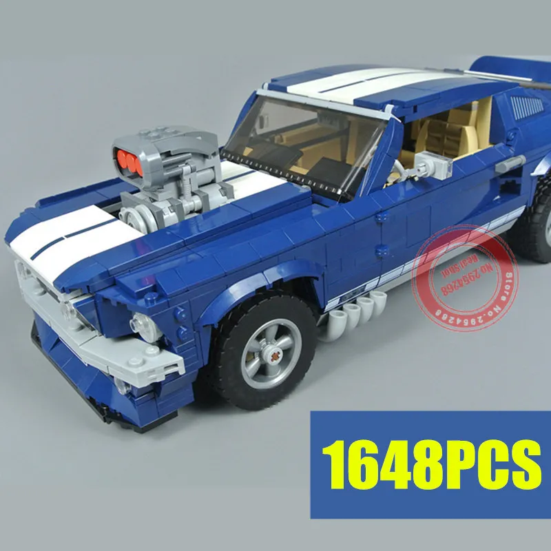 MOC Радиоуправляемый двигатель с функцией питания модель GT500 Mustang техническая
