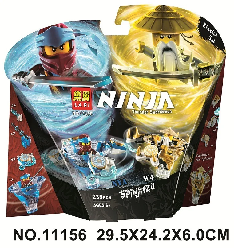 Ninjagoed Spinjitzu Nya Wu Lloyd vs Garmadon строительные блоки комплект кирпичи классический фильм