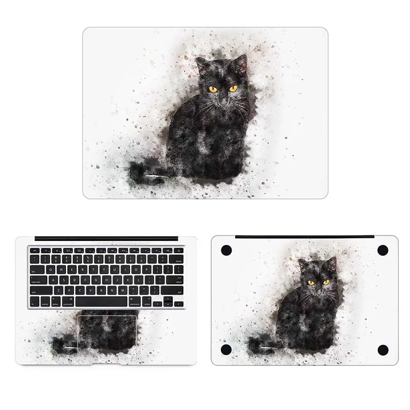 Наклейка для ноутбука Macbook Pro стикер водного цвета с котом 16 дюймов Air Retina 11 12 13 15