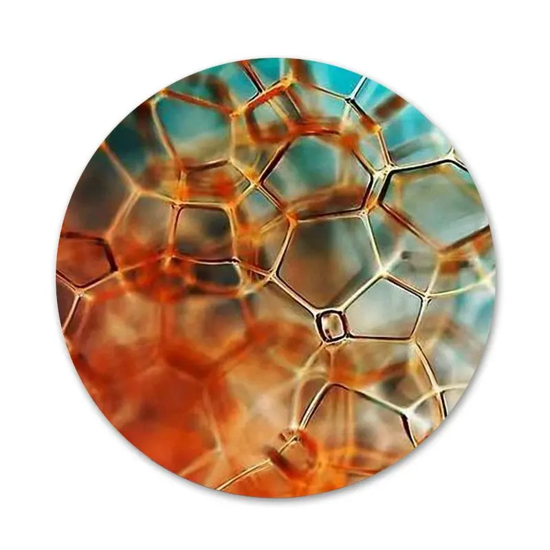 58 мм Золотой Honeycomb медоносной пчелы значок на булавке декоративные Броши