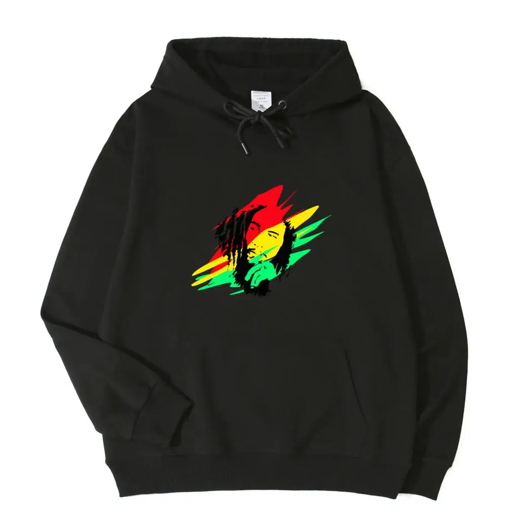 

Bob Marley Hoodie Long sleeve Men's Spring Autumn Hoodies Sweatshirts weeper band Jamaican singer Rapper loves' Hoodies Top N07