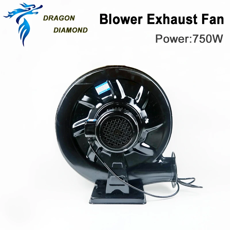 Вытяжной вентилятор DRAGON DIAMOND 220 В 750 Вт центробежная воздуходувка для лазерного