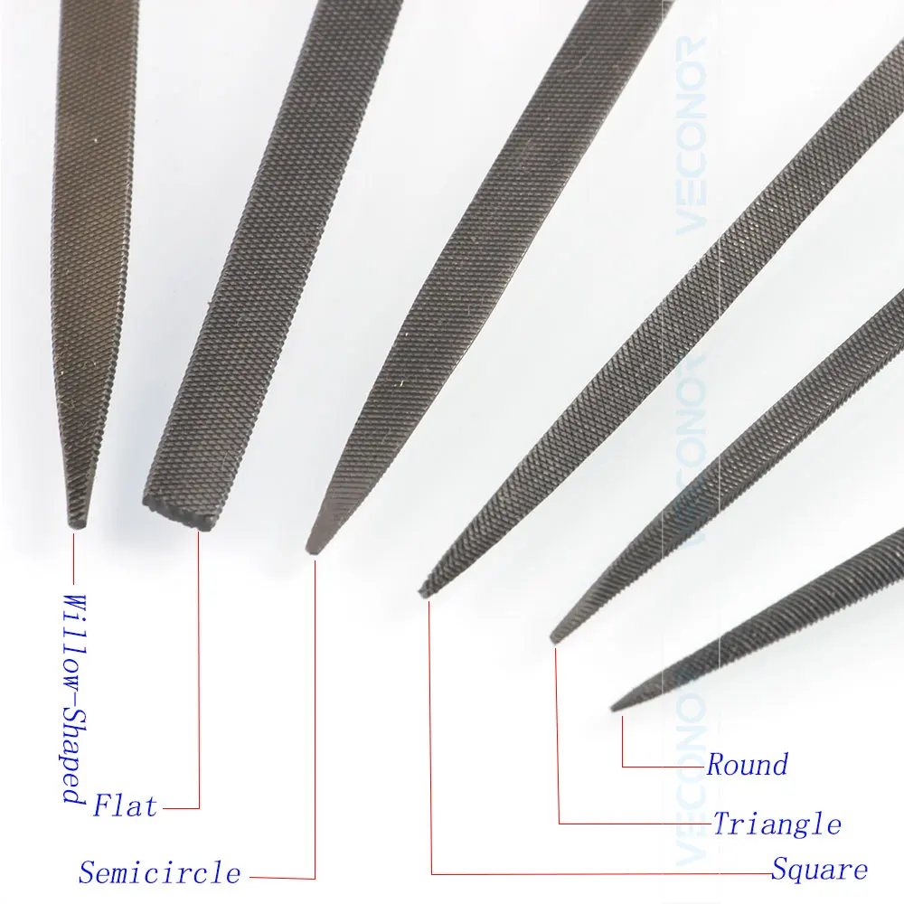 6 шт файл заточка комплект мульти-образные туфли на плоской подошве с круглым
