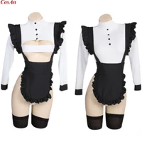 new arrival original design cosplay costume lovely sexy high fork maid outfit activity party role play clothing m l