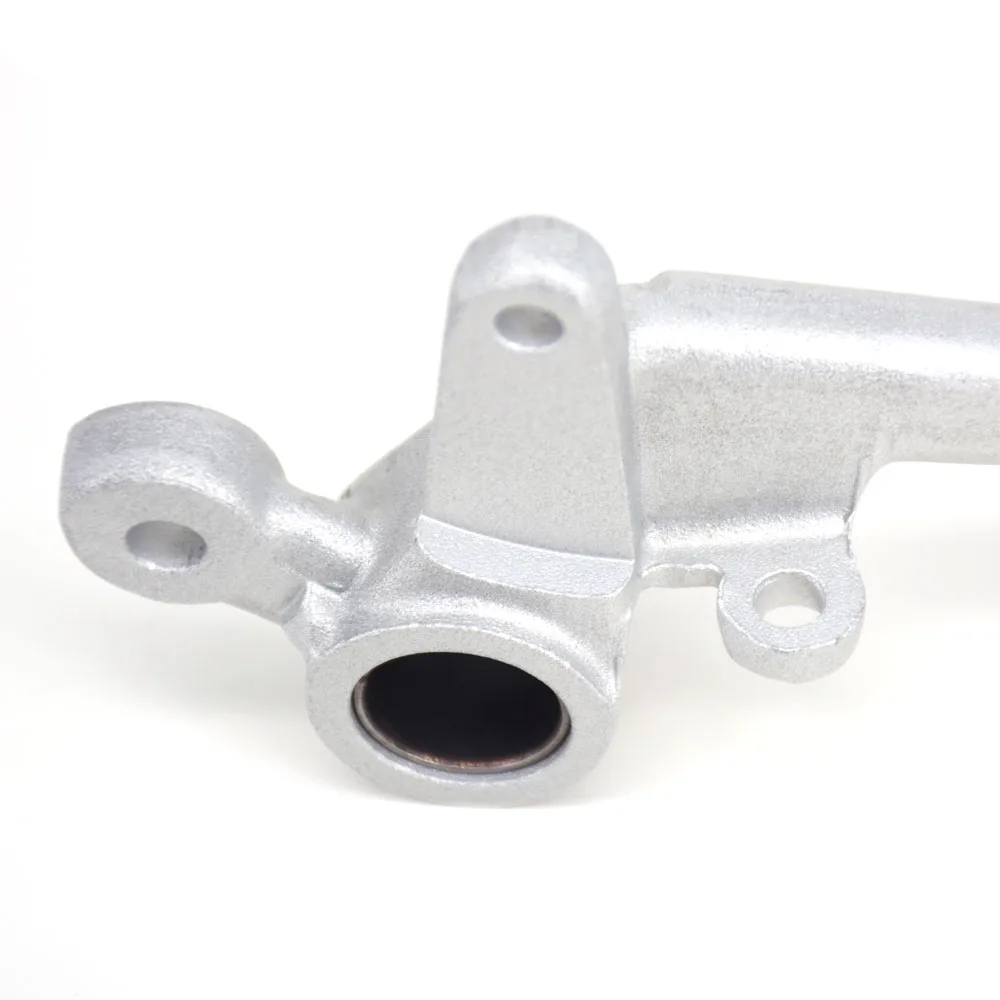 Алюминиевый серебристый черный задний складной тормозной рычаг для мотоцикла