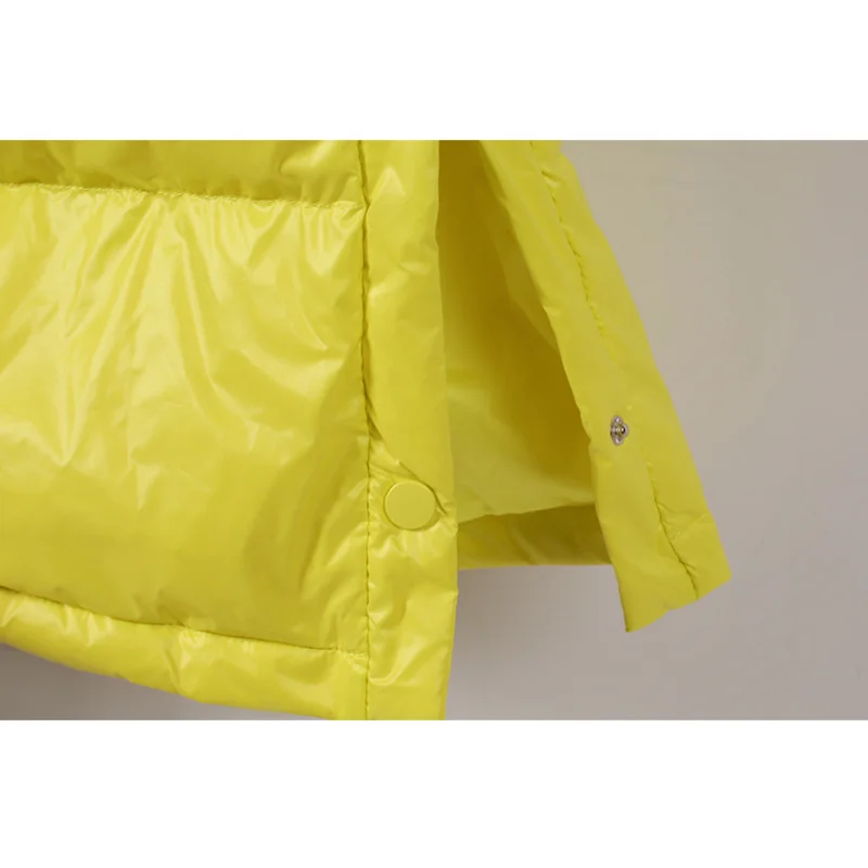 Thick Down Jacket Women's Long Overcoat Parka 2023 New Winter Loose Hooded White Duck Down Coat Female Warm Casual Jackets