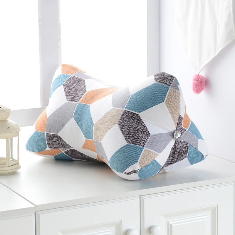 

Sofa Throw Pillows Modern Cotton Cute Triangle Backrest Cushion Tailbone Pillow Small Office Thick Almofada Home Textile EB50ZD