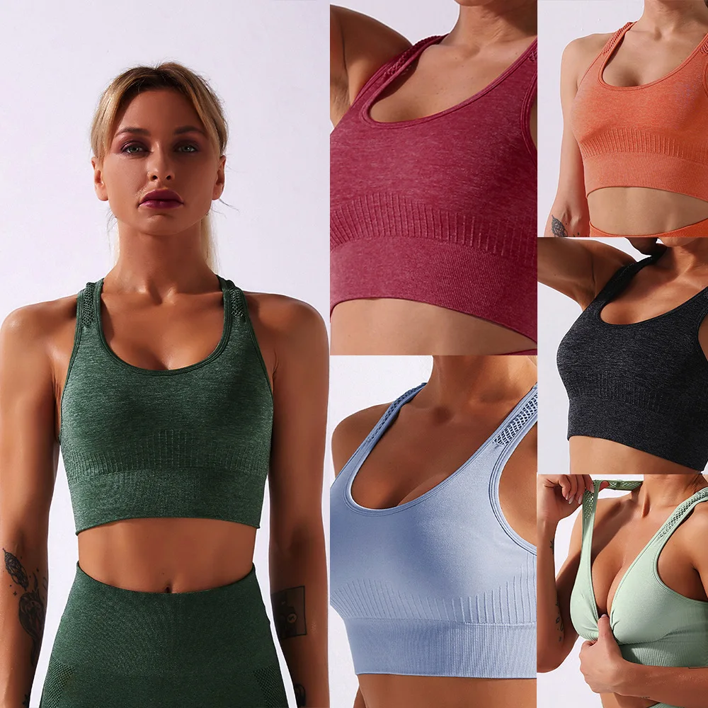

Sports Bra Women Seamless Fitness Sport Bra Running Workout Yoga Bra Female Sports Workout Gym Clothing Top Sportswear