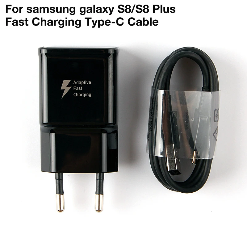 20 шт быстрое зарядное устройство 9 В/1,67 а USB настенный адаптер питания адаптивная зарядка type-C Usb кабель для SAMSUNG Galaxy s10 S8 S9 Plus Note 8