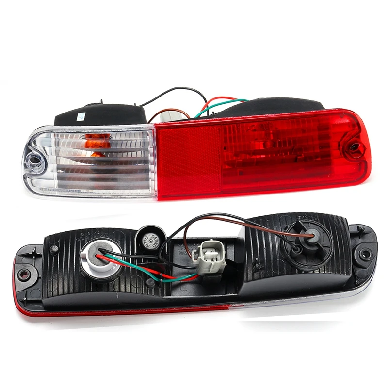 

Car Rear Bumper Fog Light Parking Warning Light Reflector Taillights for Mitsubishi Pajero Montero V73 V77 2002-2006