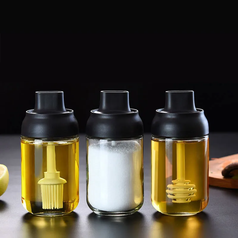 Герметичные банки для приправ Кухонный Контейнер хранения стеклянный контейнер