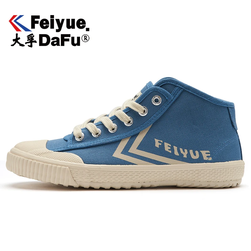 Feiyue/Новинка 2168 года; парусиновая обувь с высоким берцем; Мужская и женская обувь на плоской подошве; вулканизированные кроссовки; дышащие Нескользящие кроссовки;