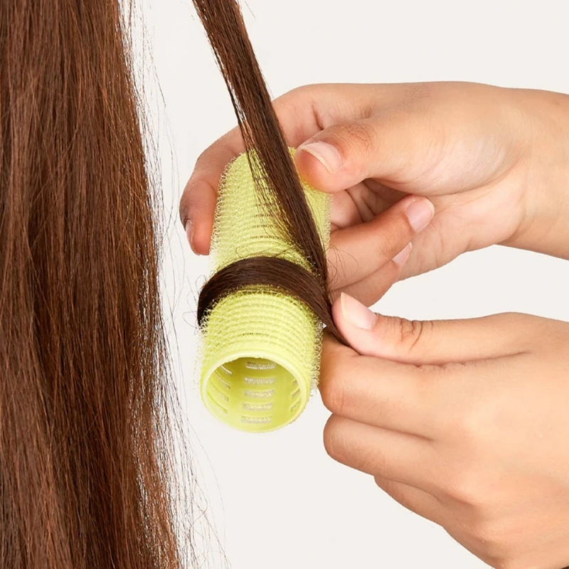 Ролики для волос средней длины самозахватывающиеся сделай сам кудрявые бигуди