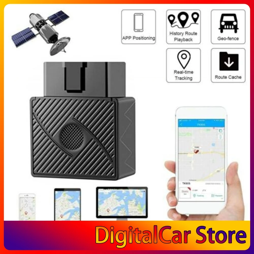 DC 9-с алюминиевой крышкой 50В Obd / Obd2 Gsm Автомобильный Gps трекер Gprs