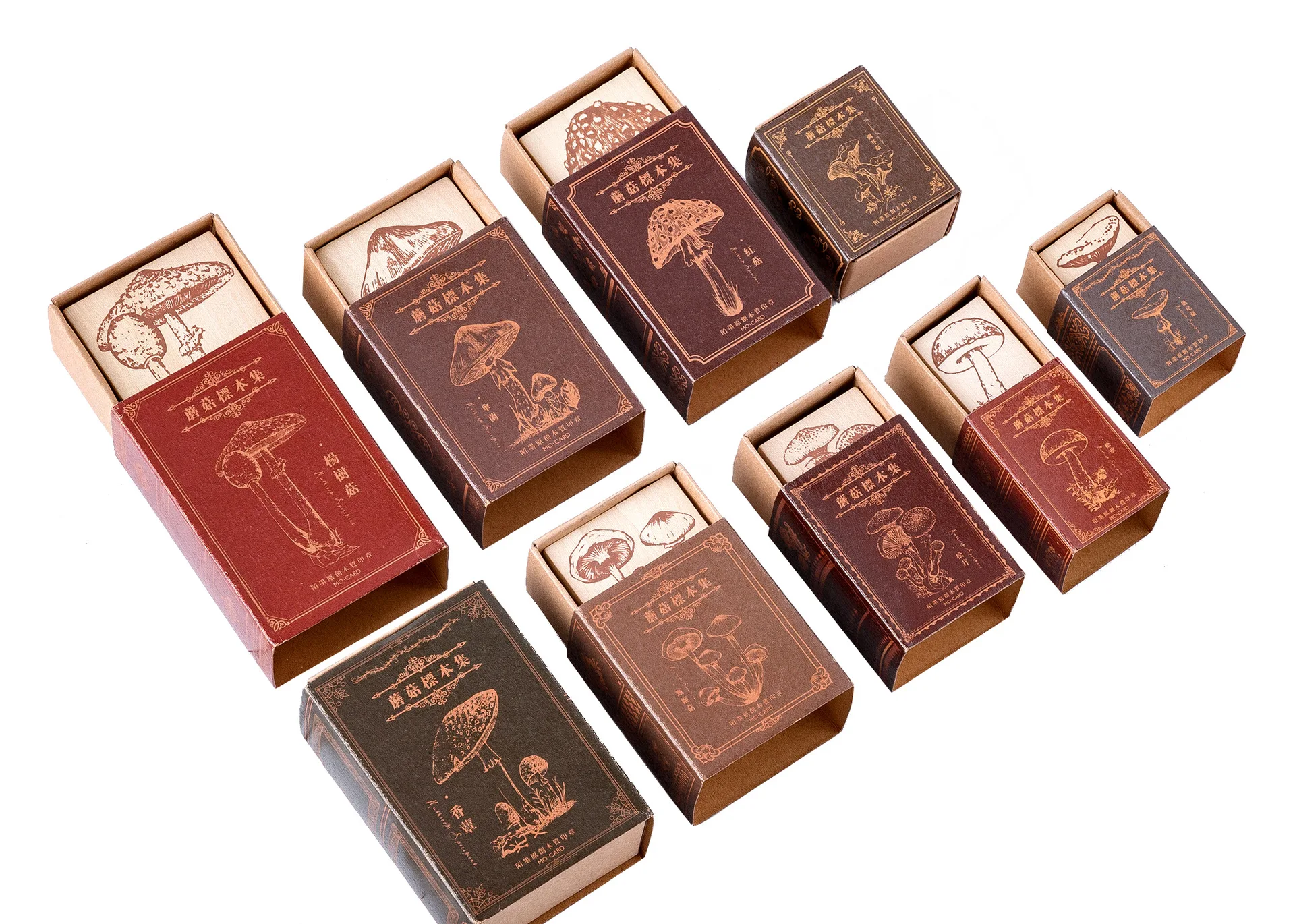 Винтаж гриб тема декоративная печать деревянные и резиновые штампы для