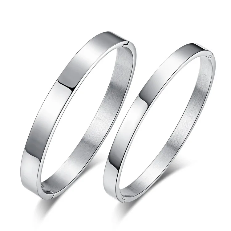 Модные ювелирные изделия из нержавеющей стали браслеты для влюбленных крест