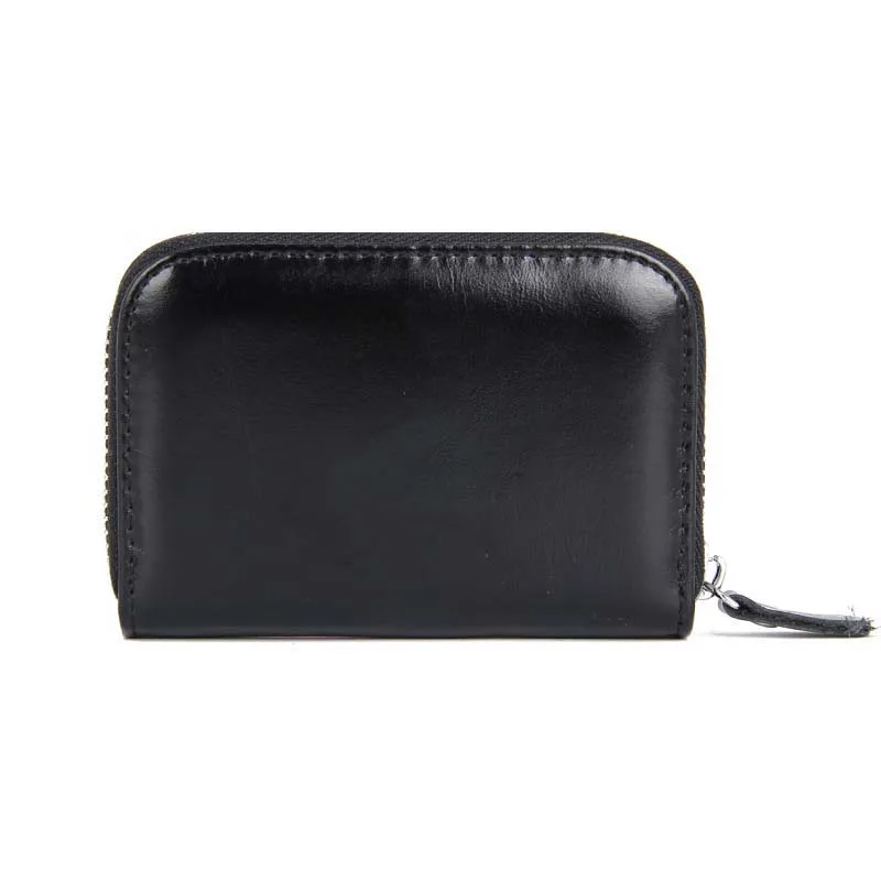 20PCS / LOT RFID Wallet Antitheft Scanning Leather Wallet Hasp Leisure Men's Slim Leather Mini Wallet Case Credit Card Purse