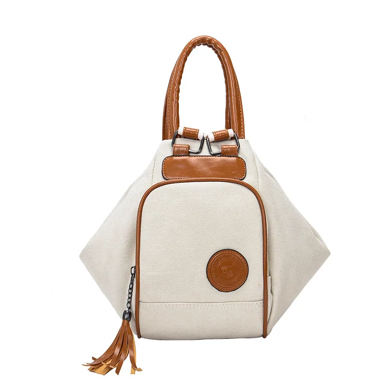 

Women's Bags Fashionable Multifunctional Backpacks Large Capacity Canvas Tassel Bags Trendy Women's Backpacks