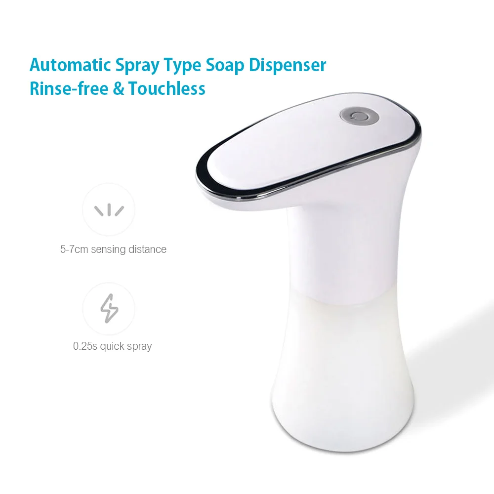 

Soap Dispenser Automatic Foam/Spray Soap Dispenser Countertop Soap Dispensers Touchless Handwash Dispensers Infrared Dispenser