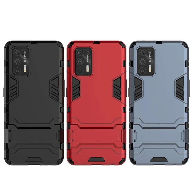 for oppo realme gt neo case realme xt x2 x3 pro cover armor tpu rubber stand back bumper phone cover case realme gt neo funda free global shipping