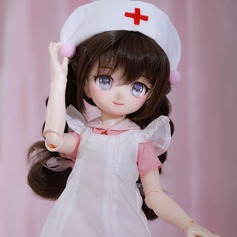 Limited Edition Tamako 1/4 BJD Resin Doll Fullset Anime Figure Ball Jointed Doll MDD MSD FID Japanese Collectible image 2