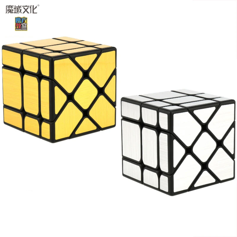 

Moyu MoFang JiaoShi MF8833 Fisher Mirror Funny Twisted Magic Cube Cubing Classroom Puzzle cubo magico - Silver