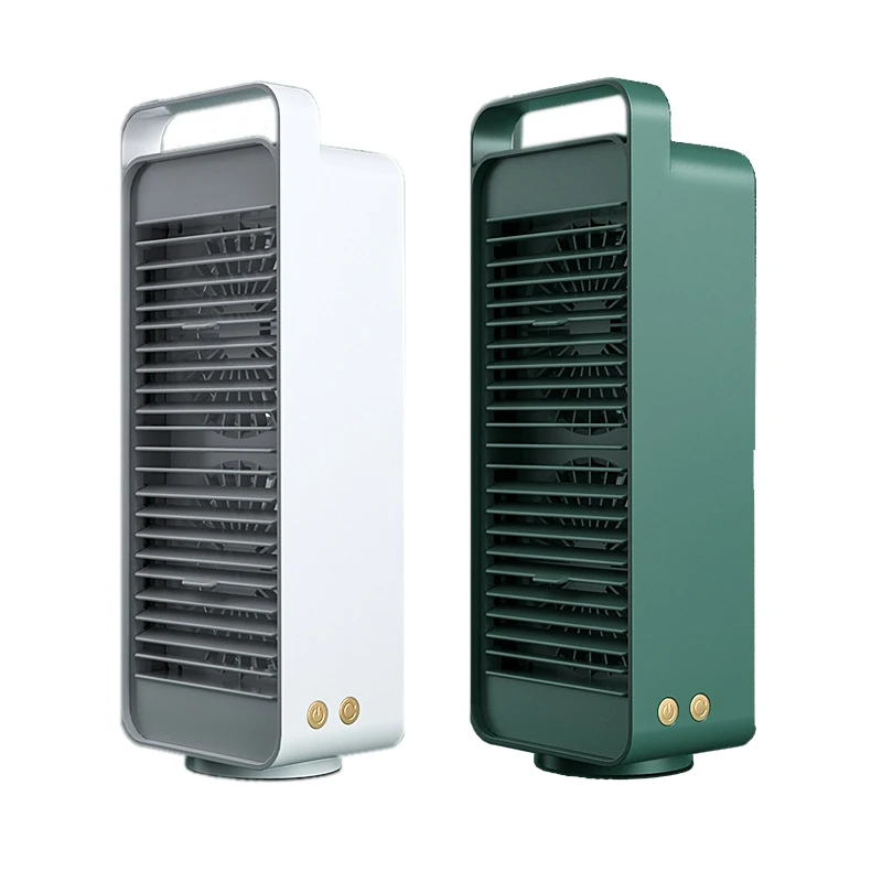 

USB Double Blade Rotating Fan USB Rechargeable Fan Portable Cooling Fan Desktop Air Cooler for Office Traveling