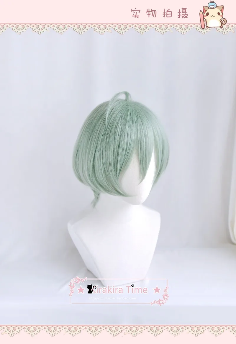 IDOLiSH7 ISUMI HARUKA светильник-зеленая короткая игра ролевые игры синтетические волосы
