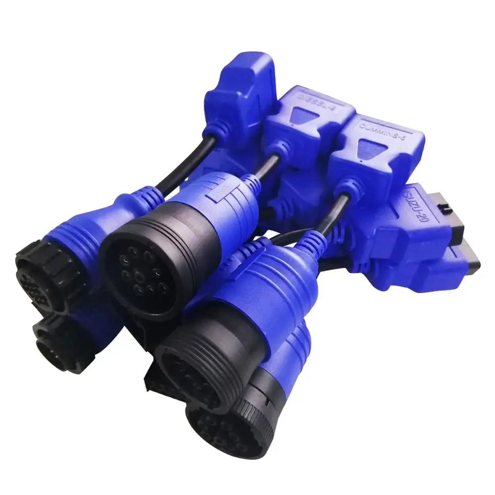 Полный набор кабелей для грузовиков Pro OBD2 OBDII Автомобильный Кабель