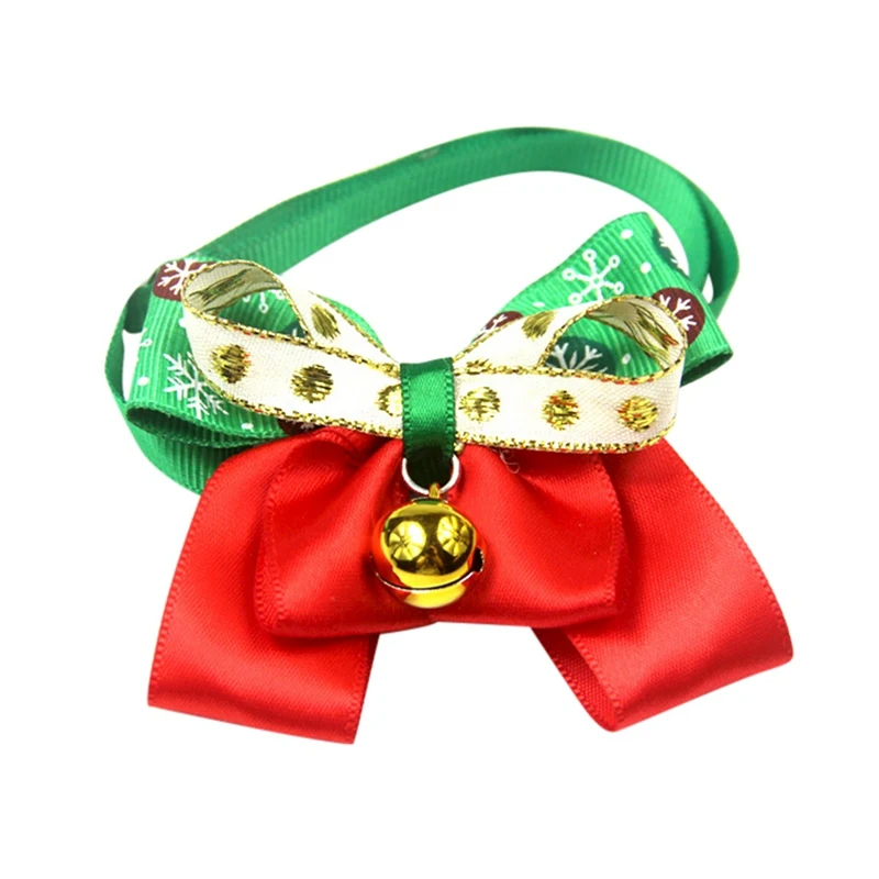 2 шт./компл. Забавный галстук-бабочка для кота Рождественская шапка комплект