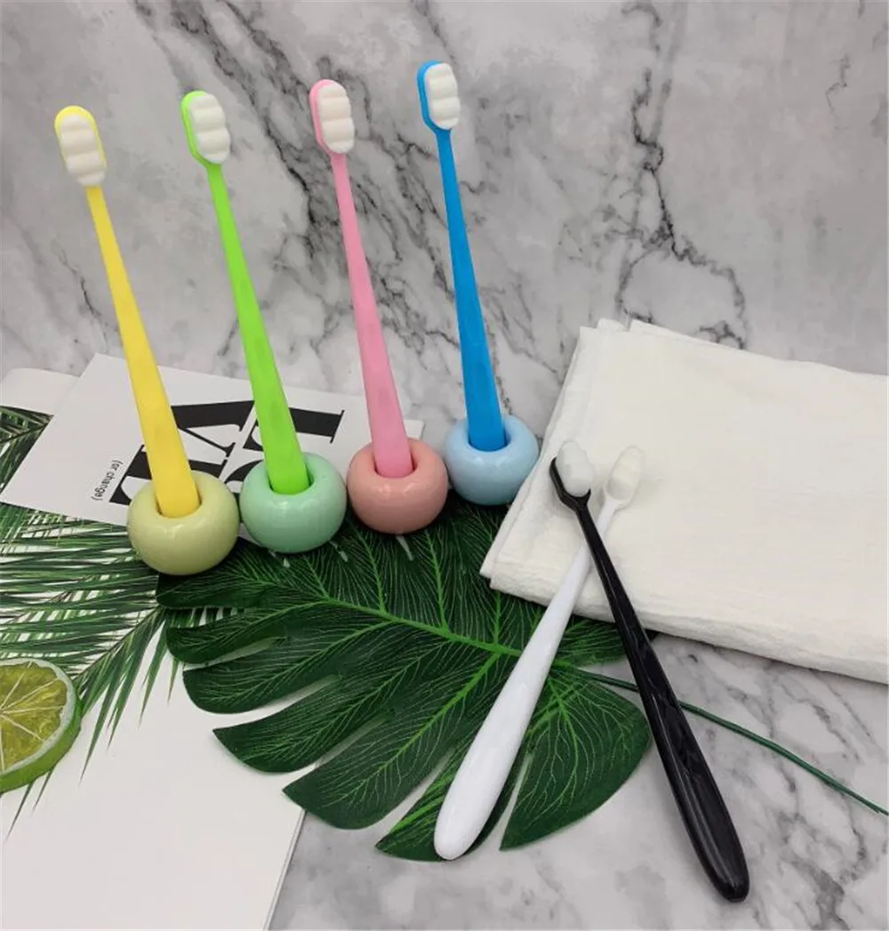 Новинка 100 шт./лот ультратонкая очень мягкая зубная щетка портативная