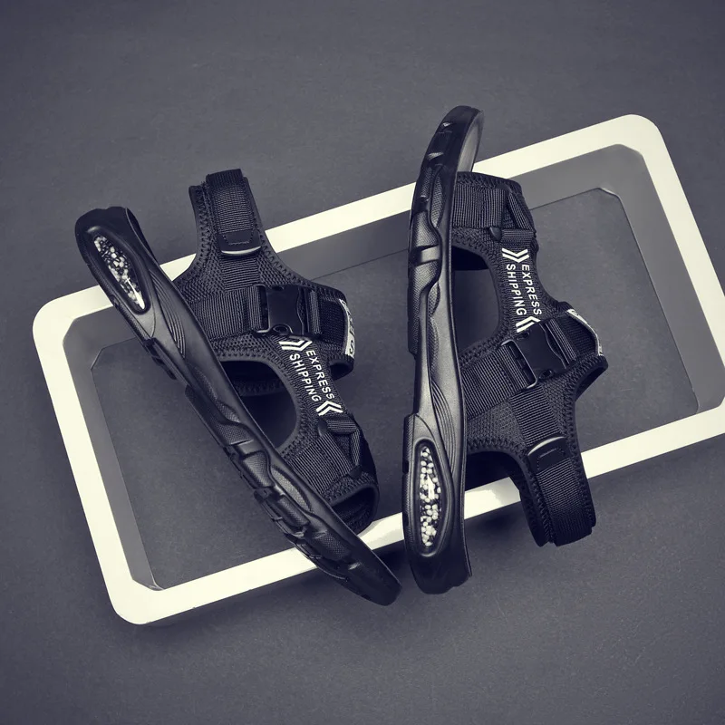 

Men's Sandals Men's Fashionable Summer New Casual Beach Shoes Trendy Soft Bottom Dual-Use Sandals Men's Outer Wear