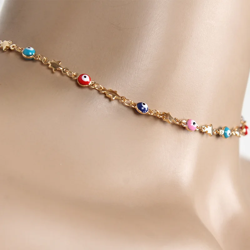 Модное винтажное золотое ожерелье с цепочкой в виде звезды женское ювелирное