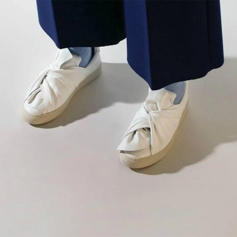 Туфли-оксфорды для женщин повседневные лоферы плоская подошва без застежки