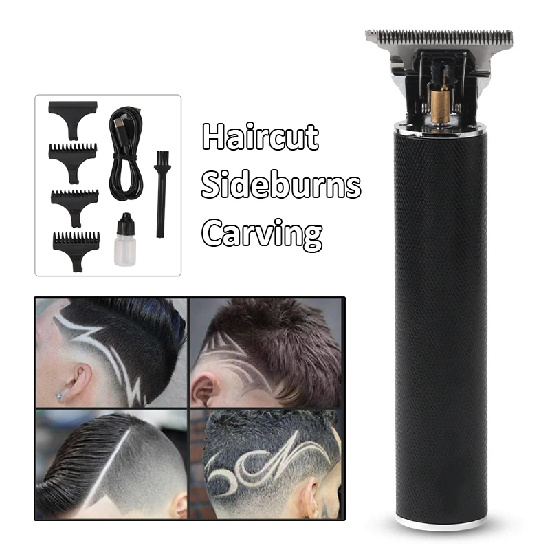 Электрическая машинка для стрижки волос перезаряжаемая бритва триммер бороды