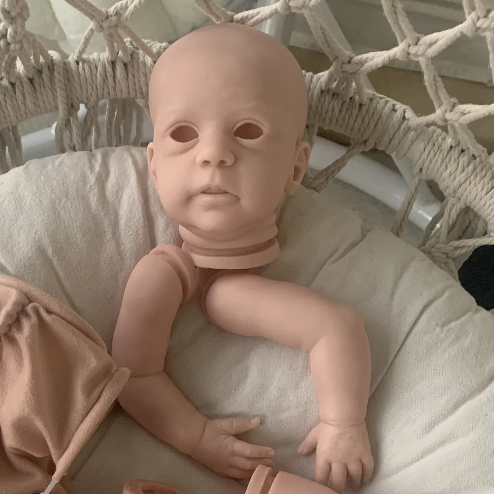 Скидка Неокрашенная кукла-Реборн, 19 дюймов, мягкая на ощупь Pаспродажа Неокрашенная кукла-Реборн, 19 дюймов, мягкая на ощупь
