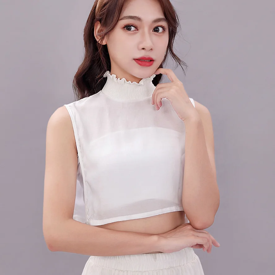 Поддельные меховой воротник Женская принтом в виде банта для Kraagjes жилет подходит