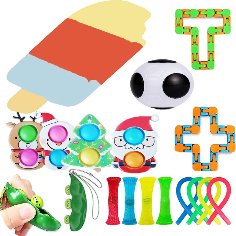 Halloween Fidget Toys AntiStress Set Stretchy Strings Push Gift Adults Children Squishy Sensory Antistress Relief Figet Toys enlarge
