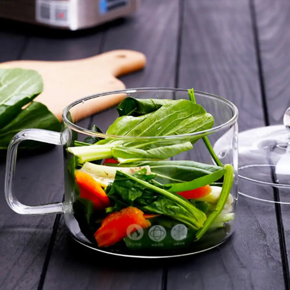 Большой емкости боросиликатные макаронные изделия в стекле миски для лапши с