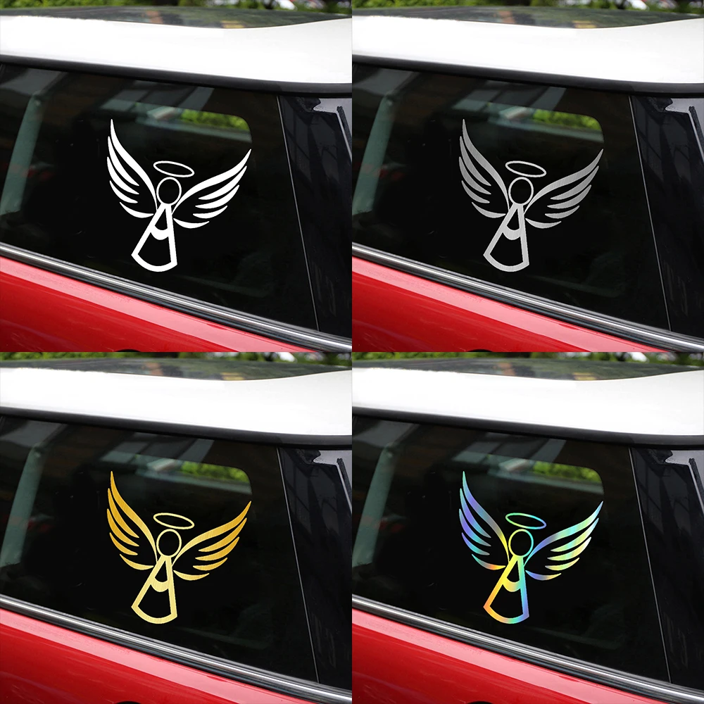 Ангел и наклейки в виде крыльев для автомобиля украшение двери окна виниловые