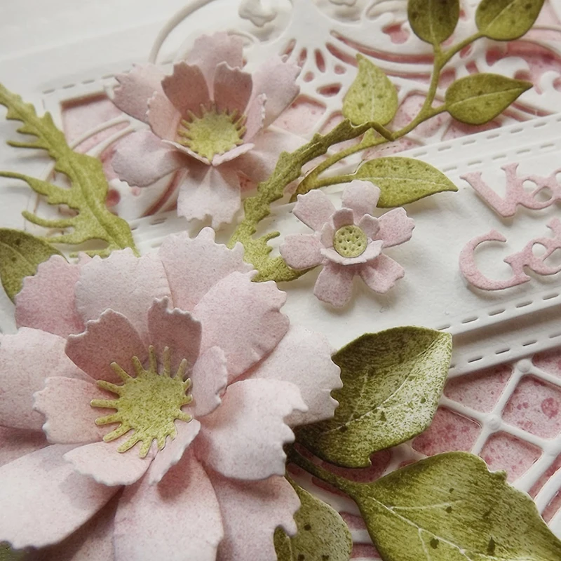 

Flower Leave Dies Collection leaf Metal Cutting Die for Scrapbooking Card Making Album Decorative Embossing Steel Craft Dies Cut