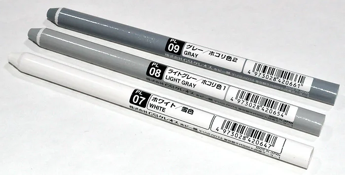 GSI Mr Hobby Mr. Weathering Master Liner Set,# PP201(набор цвета ржавчины)+# PP202(набор песка)+# PP203(набор снежной пыли