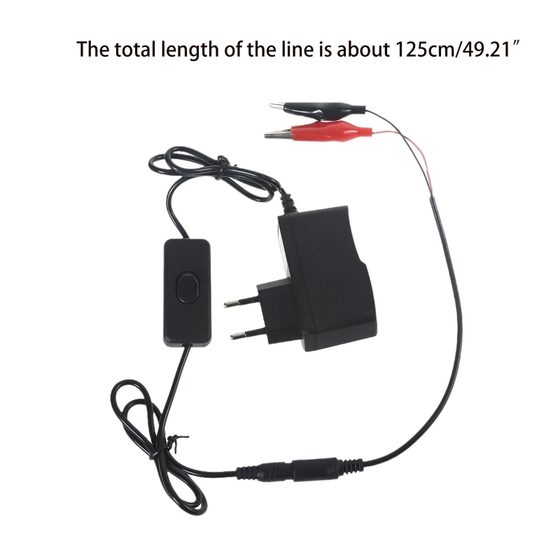 

100-240V to DC 1.5V 1A Power Supply with Switch LR3 LR6 LR14 LR20 Battery Eliminator Replace 1pc 1.5V AA AAA C D Battery