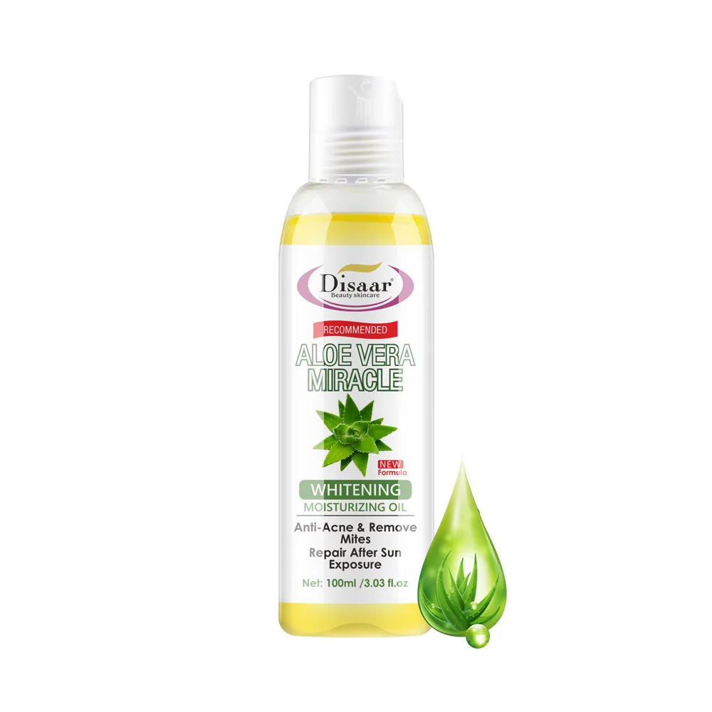 

100ml Aloe Oil Body Massage Oil Brightening Moisturizing Firming Smoothing Improve Fine Lines Brightens Skin Tone Skin Care