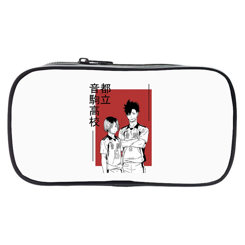 

Kid Anime Japan Haikyuu Large Capacity Pencil Books Case Fashion Style Stationery Storage School Pen Box Bag Makeup Bag Gift