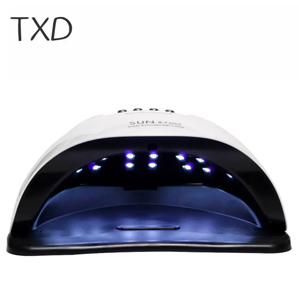 

TXD Professional 180W SUN X7 MAX Nails Dryer Manicure Apparatus Lamp Nail Gel Drying UV LED Lamp For Curing All Gel Varnish